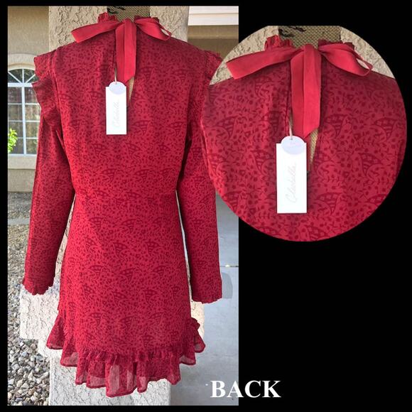 Cleobella Dixie Mini Dress In Kerala Block Print Size: L NWT - Picture 3 of 8